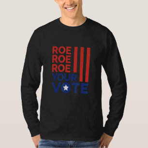 American Reproductive Rights USA Flag Liberal T-Shirt