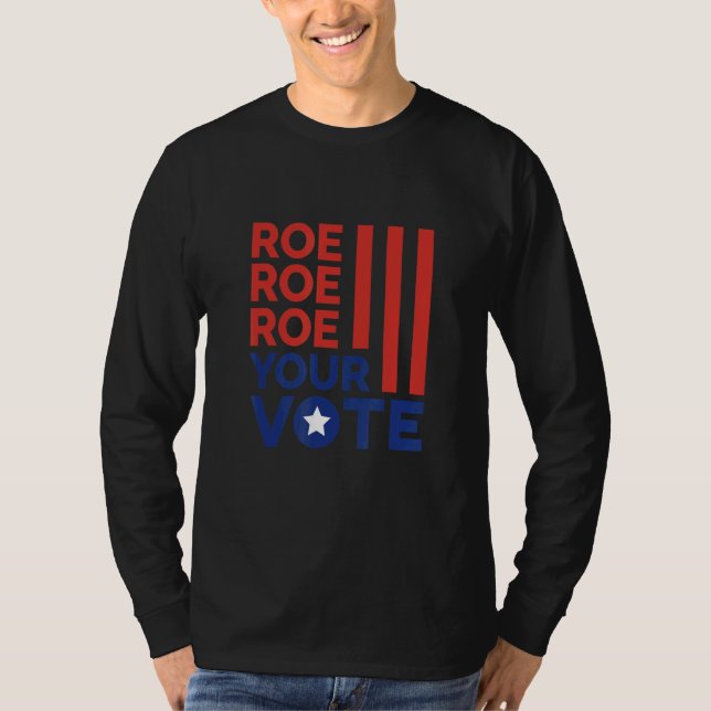 American Reproductive Rights USA Flag Liberal T-Shirt (Front)