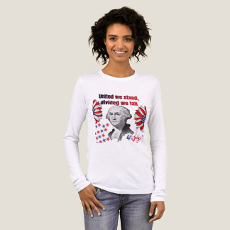 American revolutinary motto white Tri-Blend shirt