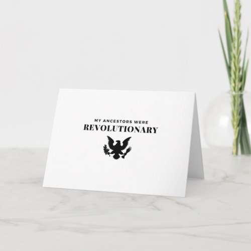 American Revolution Invitation