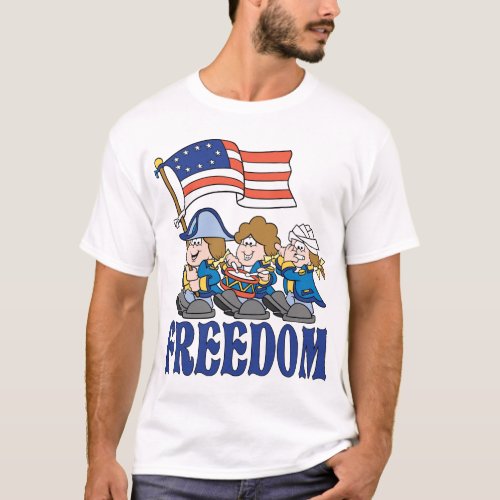 American Revolutionary War Fife and Drum Corps T_Shirt