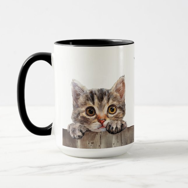 American Ringtail Cat Mug (Left)