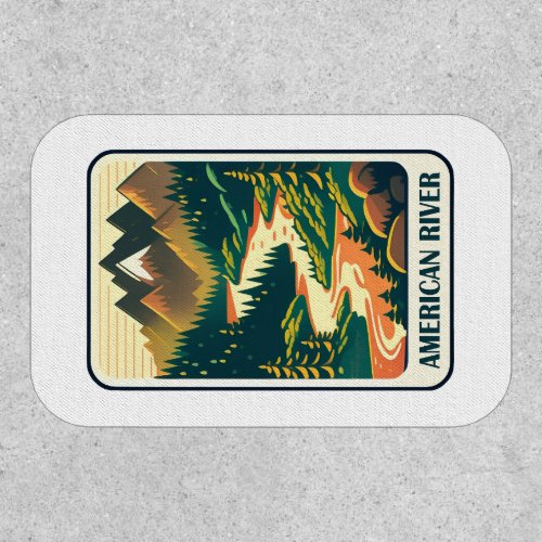 American River California Colors Patch