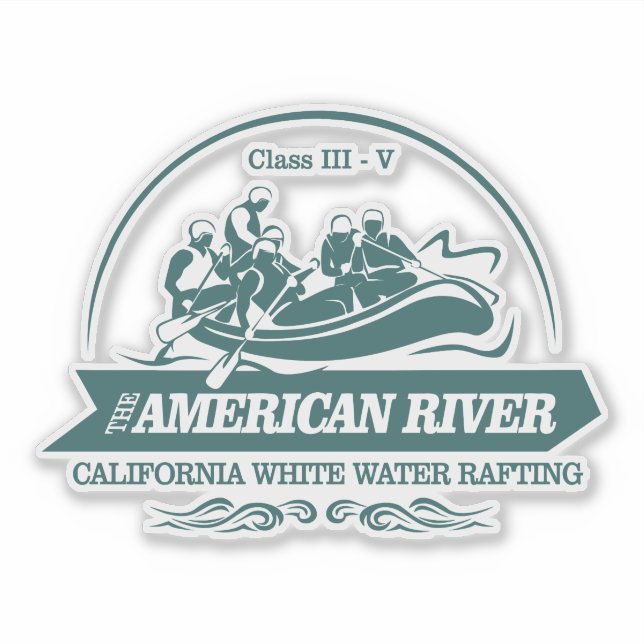 American River (R) Sticker (Front)