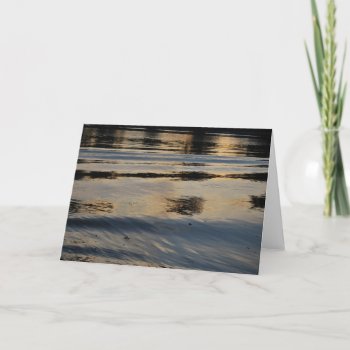 American River Ripples Greeting Card by DragonL8dy at Zazzle