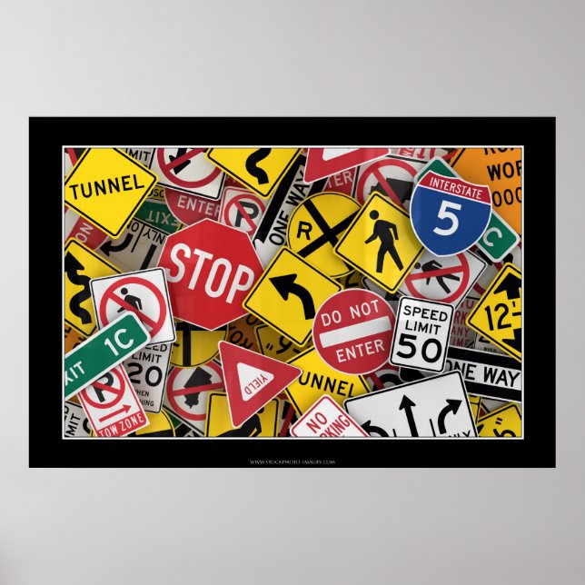 American road signs (Front)