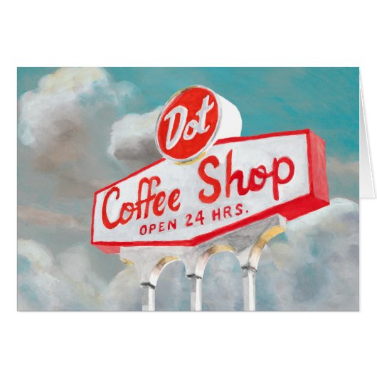 American Roadside | Coffee Shop Sign Cards (Front Horizontal)