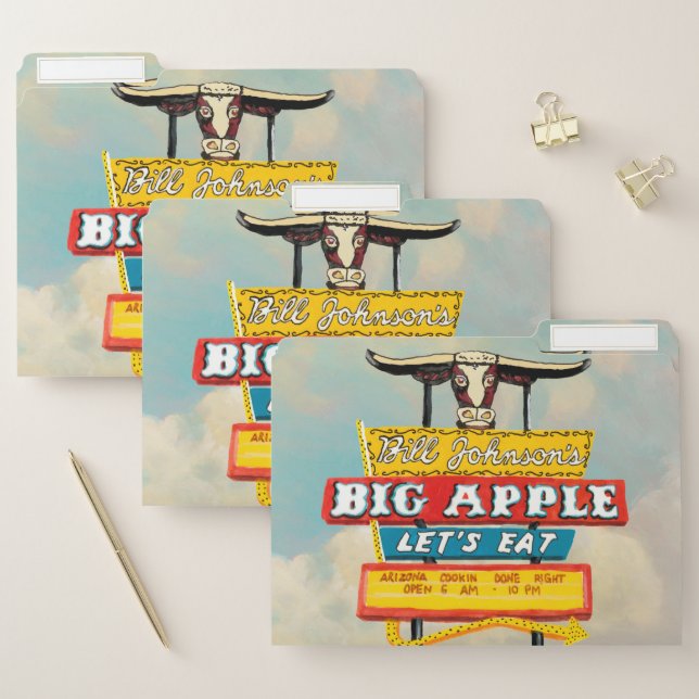American Roadside | Restaurant Sign File Folder (Set)