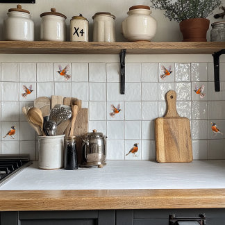 American Robin Ceramic Tile