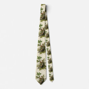 American Robin from Audubon's Birds of America Neck Tie