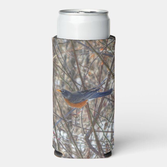American Robin Seltzer Can Cooler (Seltzer Front)