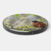 American Robin -Spring Blossoms Wireless Charger (Front 2)