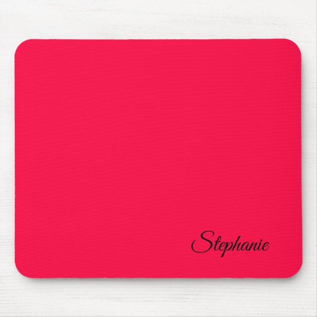 American Rose Color Mouse Pad (Front)