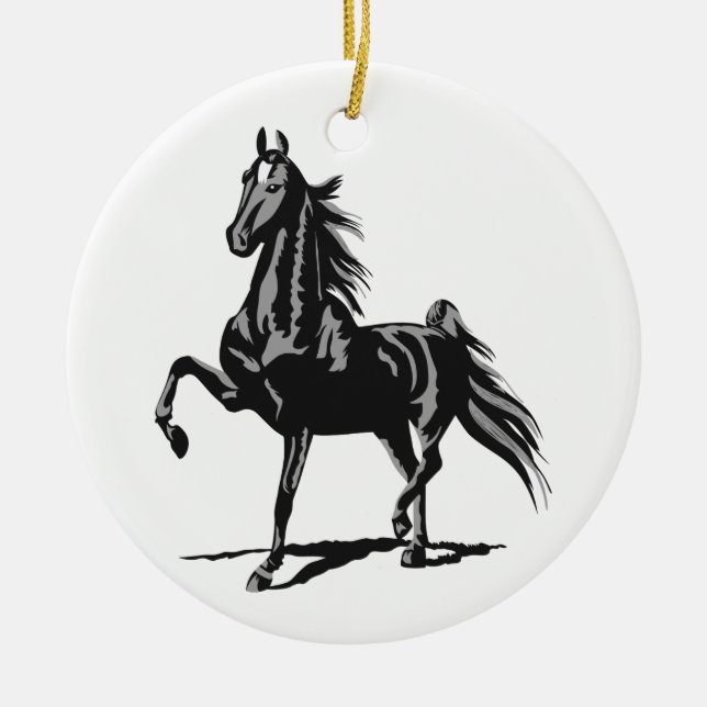 American Saddlebred Ceramic Ornament (Front)