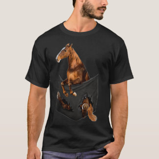 American Saddlebred horse in pocket for women T-Shirt