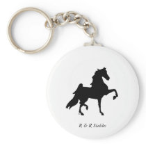 American Saddlebred Horse Key Ring
