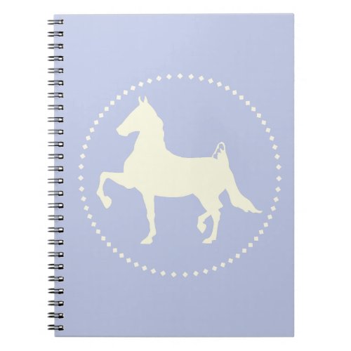 American Saddlebred Horse silhouette Notebook