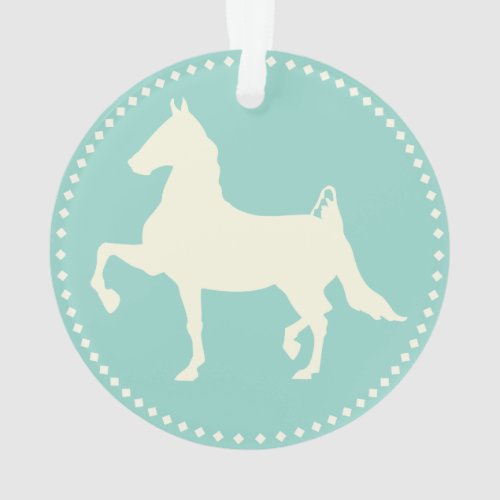 American Saddlebred Horse silhouette Ornament