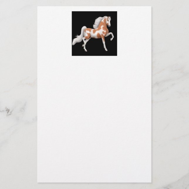 American Saddlebred Horse Stationery (Front)