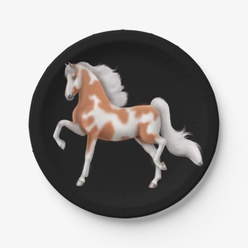 American Saddlebred Paint Horse Paper Plates