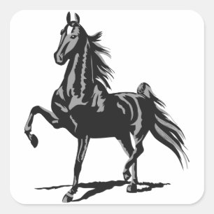 American Saddlebred Square Sticker