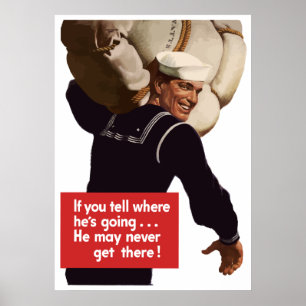 American Sailor War Poster