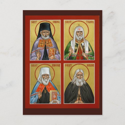 American Saints Prayer Card