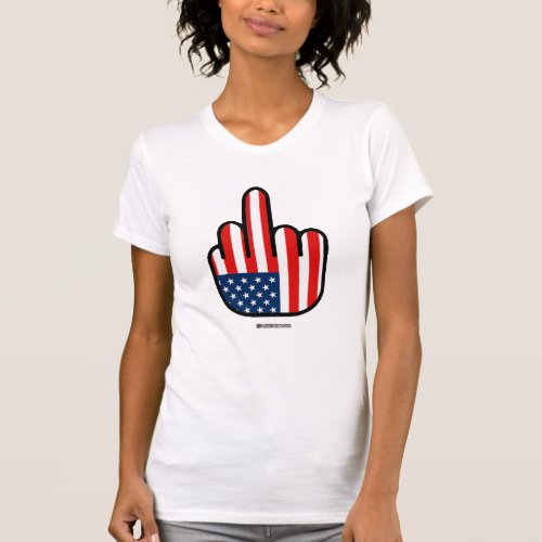 American Salute _ _ Politiclothes Humor _png T_Shirt