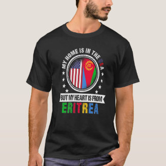 American Salvadoran Flag Heart El Salvador America T-Shirt