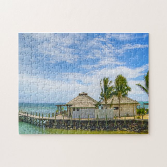 American Samoa Beach Scene. Jigsaw Puzzle (Horizontal)