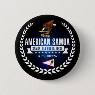 American Samoa Button