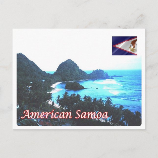 American Samoa - Coastline - Postcard (Front)