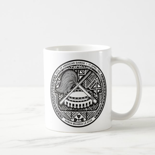 American Samoa Coat of arm AS Coffee Mug (Right)