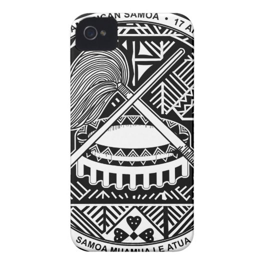 American Samoa Coat of Arms Case-Mate iPhone Case (Back)