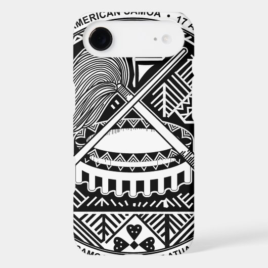 American Samoa Coat of Arms Case-Mate iPhone Case (Back)