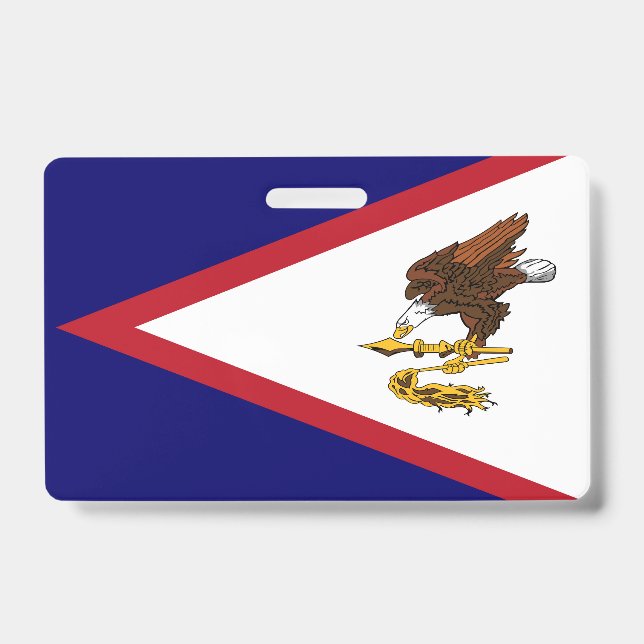 American Samoa flag Badge (Front)