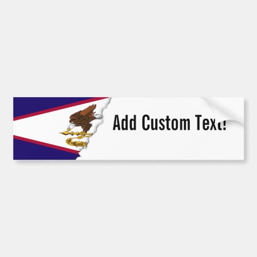 American Samoa Flag Bumper Sticker