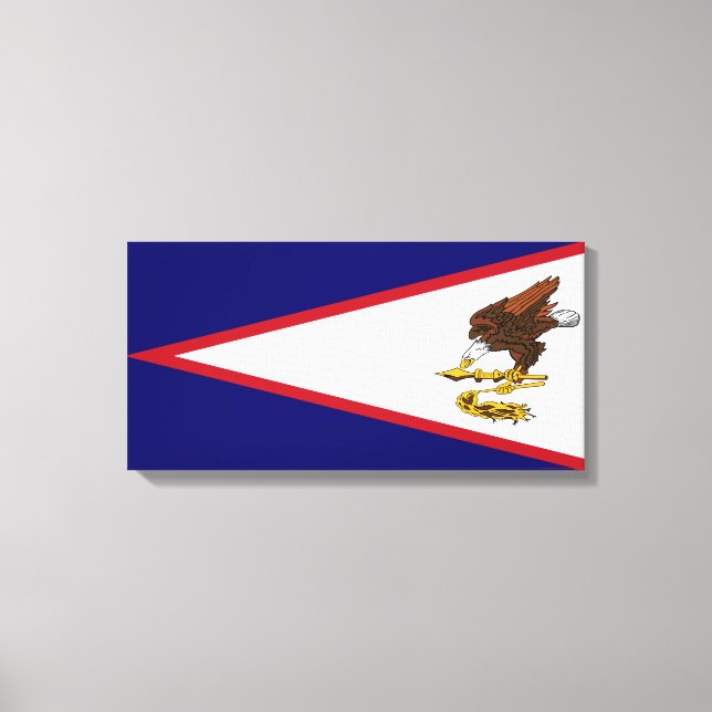 American Samoa Flag Canvas Print (Front)