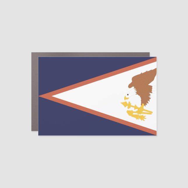 American Samoa Flag Car Magnet (Front)