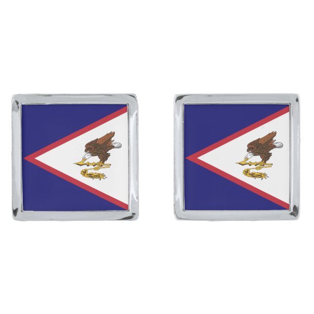 American Samoa flag Cufflinks (Front)