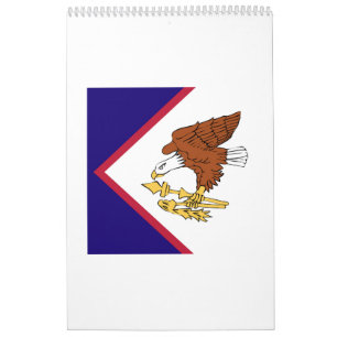 American Samoa Flag Emblem Calendar