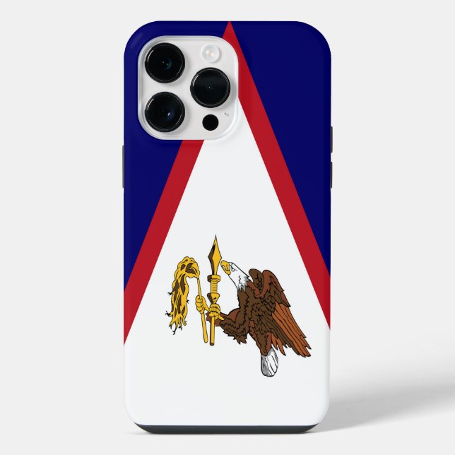 American Samoa flag Iphone Case (Back)