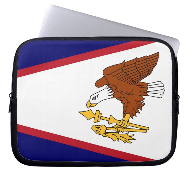 American Samoa Flag Laptop Sleeve (Front)