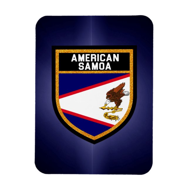 American Samoa Flag Magnet (Vertical)
