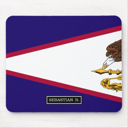 American Samoa Flag Mouse Pad