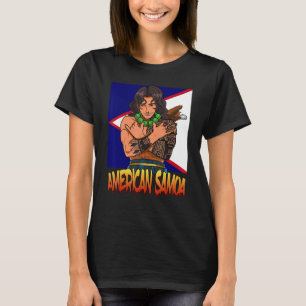 American Samoa Flag Polynesian Shaka Samoan Family T-Shirt