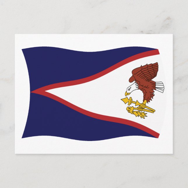 American Samoa Flag Postcard (Front)