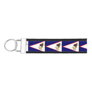 American Samoa flag Wrist Keychain