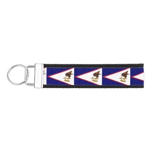 American Samoa flag Wrist Keychain