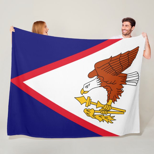 American Samoa Fleece Blanket (In Situ)